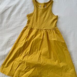 Yellow Silk Knit Top